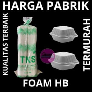 TKS HB01 FOAM HAMBURGER ISI (200 PCS)